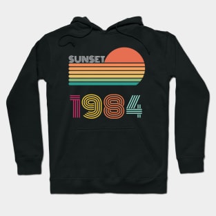 Sunset Retro Vintage 1984 Hoodie